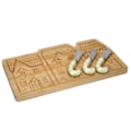 Miniatyrbillede 1 af 2: KitchenCraft The Nutcracker Collection Bamboo Cheese Serving