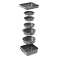 Miniatyrbillede 1 af 5: MasterClass Smart Space Stacking Baking &amp; Pastry Set (7pcs.)