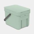 Pikkukuva 7 / 10: Brabantia Sort & Go 6L Kierrätysroskakori - Useita Väriä Saatavilla Vaaleanharmaa Laadukas Tuote