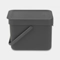 Miniatyrbillede 3 af 10: Brabantia Sort &amp; Go Waste Recycle Bin 6L. Fir Green