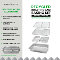 Pikkukuva 10 / 10: MasterClass Recycled Aluminium Stacking Baking Set - 5pc