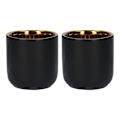 Miniatyrbillede 1 af 7: La Cafetière Double Insulated Espresso Cups Black/Gold 2pcs.
