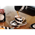 Miniatyrbillede 7 af 8: Mikasa Luxe Deco China Espresso Cups Set - 2pc  - Geometric Black/White