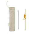 Miniatyrbillede 3 af 10: Balvi Reusable Straw Set Climber Cat Yellow