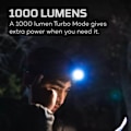 Miniatyrbild 2 av 4: NEBO EINSTEIN&#x2122; 1000 Rechargeable Headlamp Flex 1000lm