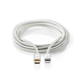 Pikkukuva 1 / 6: Nedis USB-kaapeli, USB Type C - Apple Lightning 8-pin - 1.0m