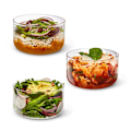 Pikkukuva 7 / 7: Musta + Blum Lasilounaskulho 750ml Lasiastia Musta + Blum 750ml; Vaihtoehto: Manteli
