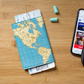 Miniatyrbillede 3 af 3: Kikkerland World Traveller Passport Case
