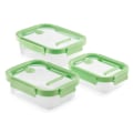 Miniatyrbillede 1 af 7: Lékué Versatile Rectangular Glass Container Set - 3pcs.