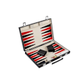 Miniatyrbild 1 av 2: Longfield Backgammon Set 15&quot; Red/Black - in case