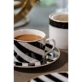 Pikkukuva 5 / 9: Mikasa Luxe Deco China Tea Cups Set - 2pc  - Geometric Black/White