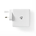 Miniatyrbillede 9 af 10: Nedis Quick Wall Charger - 65W - 2 x USB-C Output Black