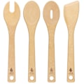 Miniatyrbild 1 av 5: Natural Elements Recycled Wood Fibre Kitchen Utensils - 4pcs