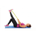 Miniatyrbillede 2 af 4: Sveltus Elastiband 10 kgs - Yellow 90cm (w. Exercise Poster)