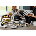 Pikkukuva 6 / 9: Mikasa Luxe Deco China Tea Cups Set - 2pc  - Geometric Black/White