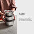 Miniatyrbillede 6 af 6: Black + Blum Multi-Function Steel Food Box Set Medium - 3pcs.