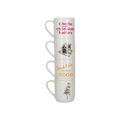 Miniatyrbillede 1 af 3: Roald Dahl Set 4 Stacking Mugs Charlie &amp; Chocolate Factory