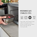 Miniatyrbillede 2 af 6: Black + Blum Multi-Function Steel Food Box Set Medium - 3pcs.