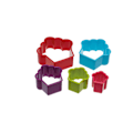 Miniatyrbillede 1 af 5: Colourworks Set of 5 Cookie Cutters Star