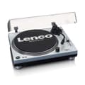 Lenco LS-3809ME - Direktdriven skivspelare | USB-inspelning | Metallisk blå