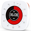 Miniatyrbild 1 av 5: Visuell timer för barn, digital timer med 60-minuters nedräkning, tyst timer för skrivbordstimerklocka för