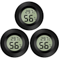 Miniatyrbillede 1 af 2: /HA/Mini Tower Digital LCD-termometer Hygrometer Temperatur Luftfugtighed -50~70℃ 10%~99% RH Bærbar termometer Termohygrometerindikator (3 stk)
