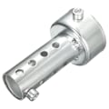 Miniatyrbild 2 av 3: 2 st Silver Motorcykel Avgassystem Dämpare Insats Baffel Db Killer Ljuddämpare, 42mm X 80mm & 42mm X