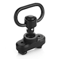 Miniatyrbild 3 av 5: Montera adapter standard 1,25'' vridbar med bas för skensystem tvåpunkts traditionell punkt sling swivels fästen