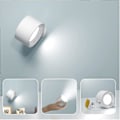 Miniatyrbillede 1 af 5: Indendørs væglampe, Touch Led væglampe med USB opladningsport Touch Control, 3 lysstyrke niveauer 3 temperaturer 360 roterbar natlampe til soveværelse