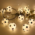 Miniatyrbild 3 av 4: VM-dekorationslampa VM-fotbollslampa Hängande lampa USB-lyktor 5M 50 lysdioder Jul inomhus och utomhus färgad ljusslinga
