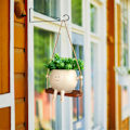 Miniatyrbild 3 av 5: Blomkruka Väggplanter Gunga Ansikte Planter Kruka Harts Plast Leende Ansikte Planter Vägg Hängande Huvud Planter