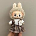 Miniatyrbild 1 av 4: [HH] 17cm Labubu Kläder Modestil Plyschdocka Tillbehör LABUBU Kollektion Kläder 17cm 34