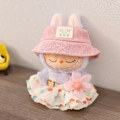 Miniatyrbild 1 av 3: [HH]2025 Kläder för Labubu Outfit Modekläder Set för 17cm Labubu Söta Utsökta Tillbehör för Labubu Samling Greendress+pinkhat