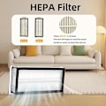 Miniatyrbillede 3 af 5: Hovedsidebørste, HEPA-filtre, moppepuder til udskiftning til Q8 Max / Q8 Max + / Q5 Pro / Q5 Pro+ støvsuger