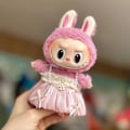 Pikkukuva 3 / 5: [HH] 17cm Labubu Popmarts Vaatteet ja Asusteet Nukke Macaron Paita Setti Täytetty Pehmo Sopii Vain Kangas 17CM 2