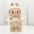 Miniatyrbild 1 av 2: [HH] Labubu Kläder Märkesdesign Kläder Labubu Kläder Väska Skor Utsmyckning Dekorationer Förklädnad Yellow bear overalls