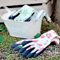 Miniatyrbilde 3 av 5: Dame skinnhansker for hagearbeid, anti-stikk hageblomsterplanting blomsterhandler blomsterhandler