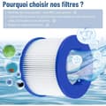 Miniatyrbillede 4 af 5: (4) Uendelig skrue-i-spa-filter, filterpatron til Clever Spa