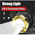Miniatyrbilde 2 av 5: 990000lm LED-hodelykt, oppladbar hodelykt, zoomable hodelyktlampe