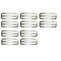 Miniatyrbilde 1 av 4: 10 stk Scuba Diving Vektbelte Slide Keeper Ring Vevsele Sele Retainer Stopper Freediving A