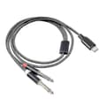 Miniatyrbillede 1 af 4: USB-C til Dobbelt 6,35 mm Lyd Stereo Kabel Type C til Dobbelt 6,35 mm Lydkabel Til Smartphone Multimedia