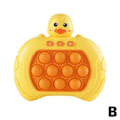 Miniatyrbild 1 av 2: /HH/Pop It Spelmaskin Söt Tecknad Kanin Anka Leksak Quick Push Bubb - Perfet anka onesize
