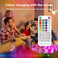 Miniatyrbillede 3 af 5: Sp511e Wifi Musik LED-controller til Ws2812b Ws2811 Adressable Pixel RGB LED-strip Output Smart Vo