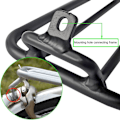 Miniatyrbilde 3 av 5: For Folding Bike Standard Rack For 3sixty Standard Rear Rack Bicycle Shelf Accessories, svart