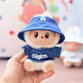 Miniatyrbild 3 av 3: [HH] Endast Babykläder] Första och Andra Generationens Labubu Babykläder Brun rosa Svart Overall Kostym 9
