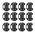 Miniatyrbild 1 av 2: 12 st Studsmattestängsel Stolplock Studsmatta Ändlock Studsmatta Stolpskydd Studsmatta Tillbehör (DPD)/HH/