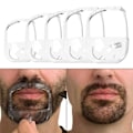 Miniatyrbillede 3 af 3: /HH/5 STK. Rakmall Shaper Mænd Goatee Style Design Skæg Must Transparent