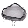 Miniatyrbild 1 av 5: Mesh-skydd för regntunnor med dragsko, vattensamlingshinkar tanksskydd, regnhinknätningsskydd för utomhusbruk