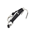 Miniatyrbilde 2 av 5: 2x Scuba Diving Dobbel Dual Rustfritt Stål Reef Drift Hook Med Line Og Klips Hook Svart