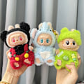 Miniatyrbild 4 av 5: [HH] 17cm Labubu Docka Kläder Tillbehör Set Mini Docka Kostym Gåva Röd Liten Svan Panda Jumpsuit Uppsättning för DIY Samlare style 18